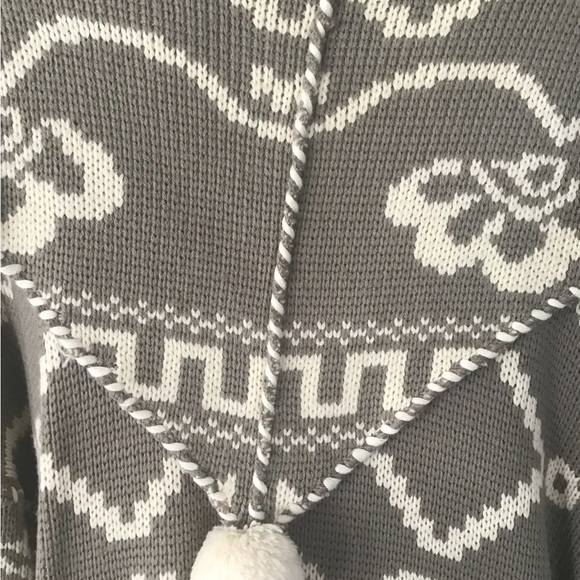 Magic made in Italy wool cardigan sweater coat size small unique tasseled - Picture 7 of 10